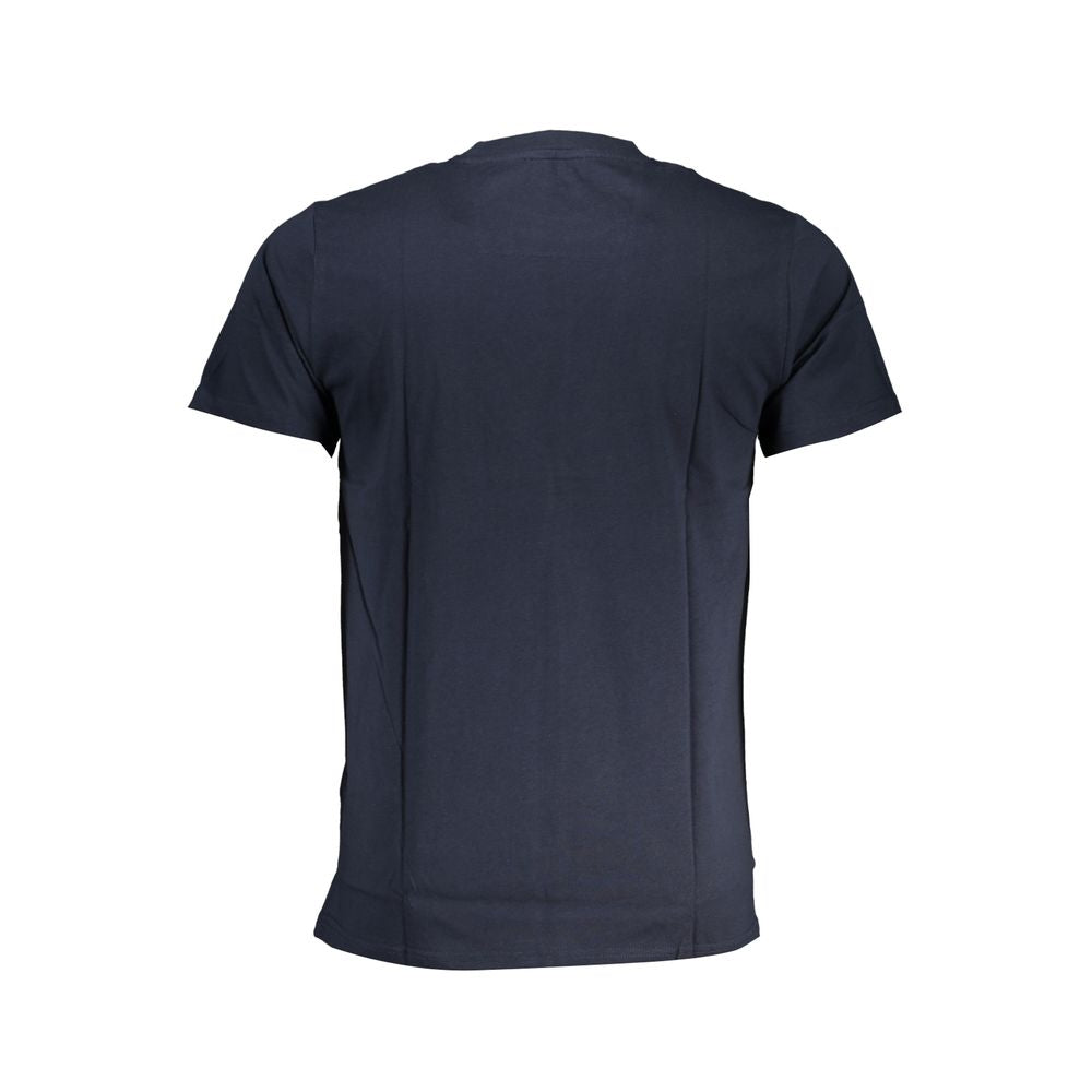 Blue Cotton T-Shirt Cavalli Class