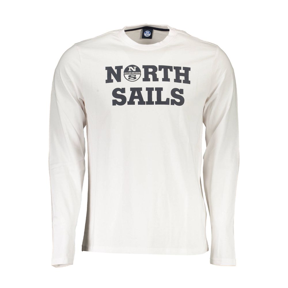 White Cotton Men T-Shirt North Sails