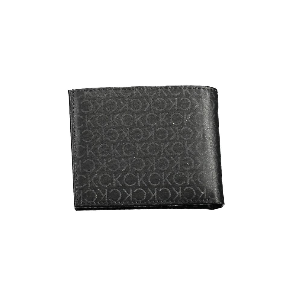 Black Polyester Men Wallet Calvin Klein