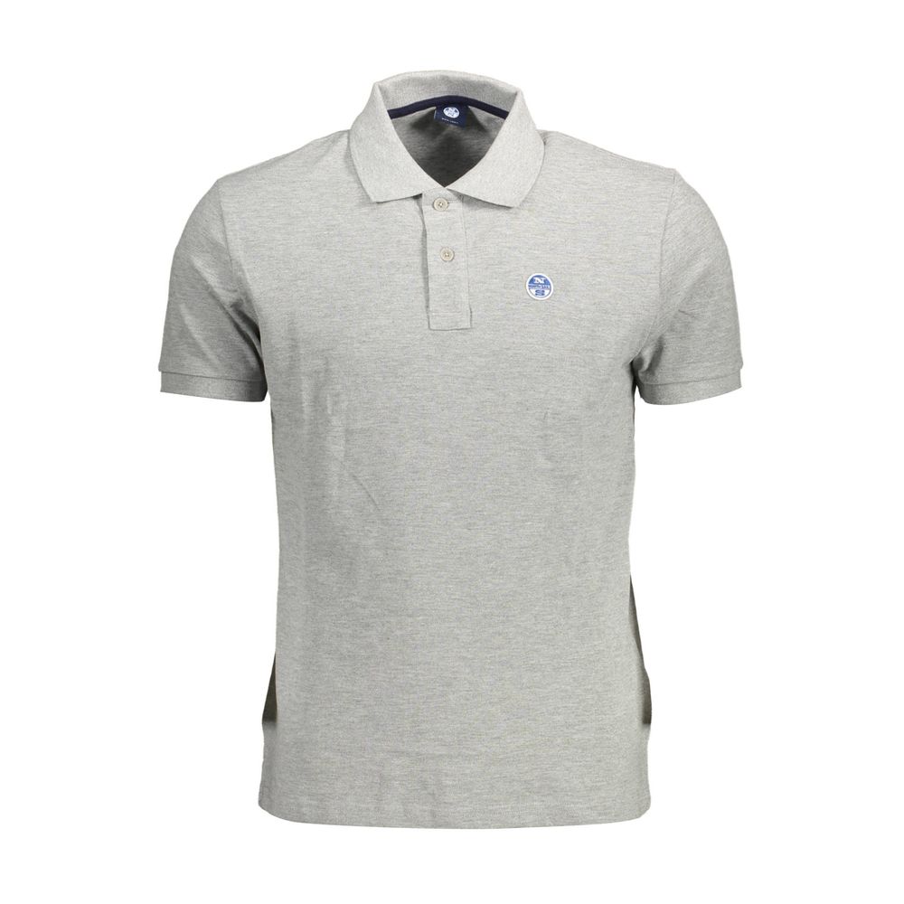 Brown Cotton Men Polo Shirt North Sails