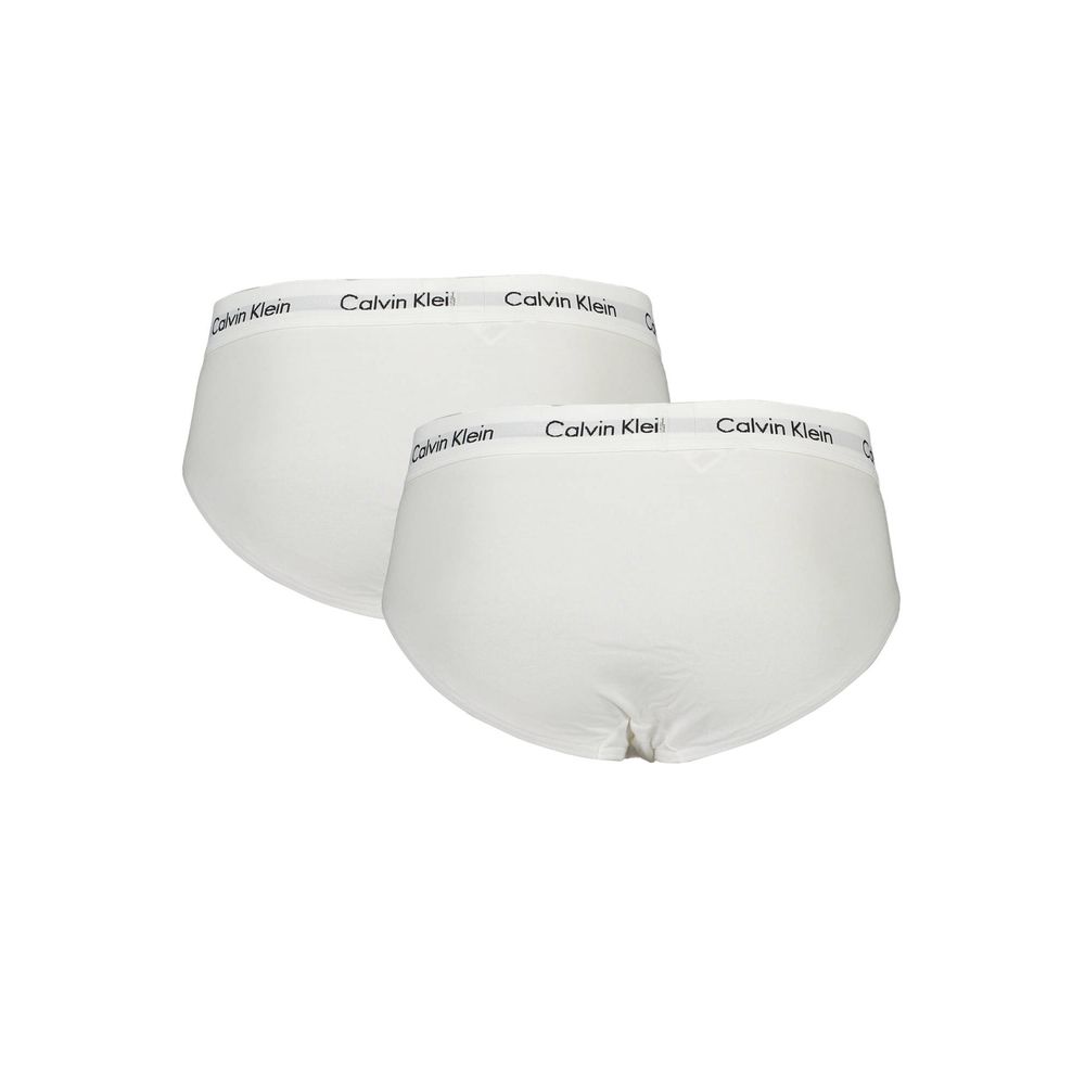 White Cotton Underwear Calvin Klein