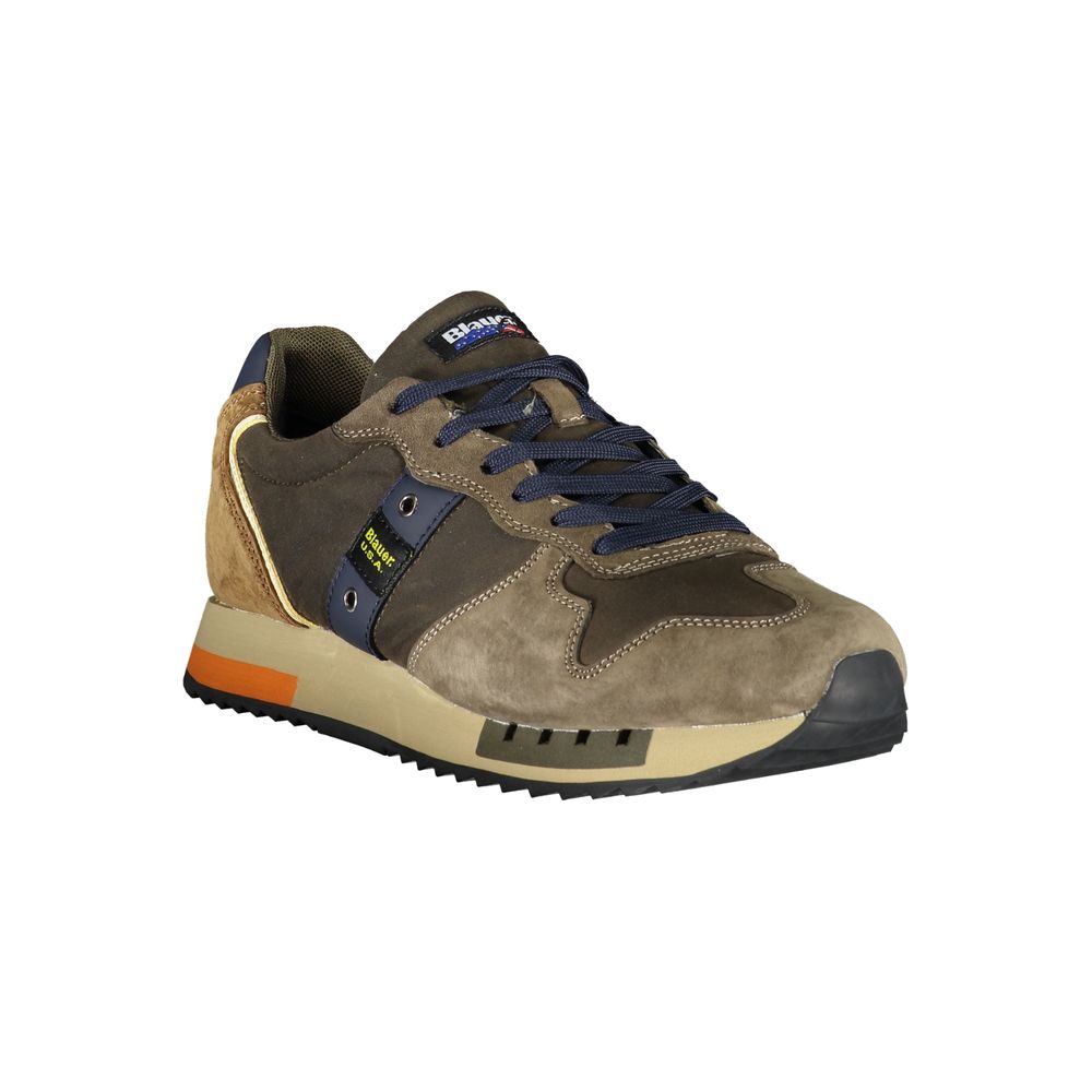 Green Polyester Sneaker Blauer