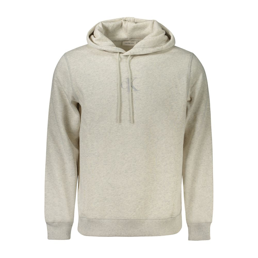 Gray Cotton Men Sweater Calvin Klein