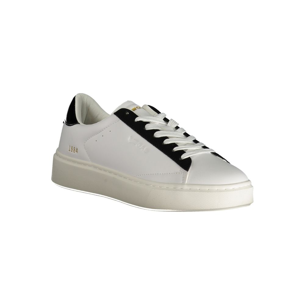 White Polyester Women Sneaker Gas