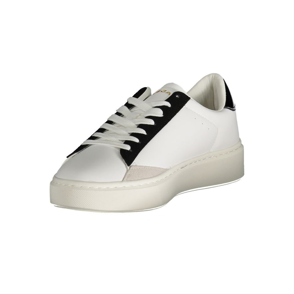 White Polyester Women Sneaker Gas