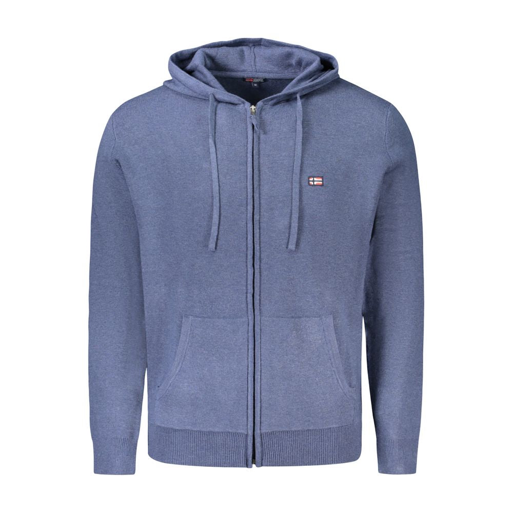 Blue Polyamide Men Cardigan Norway 1963