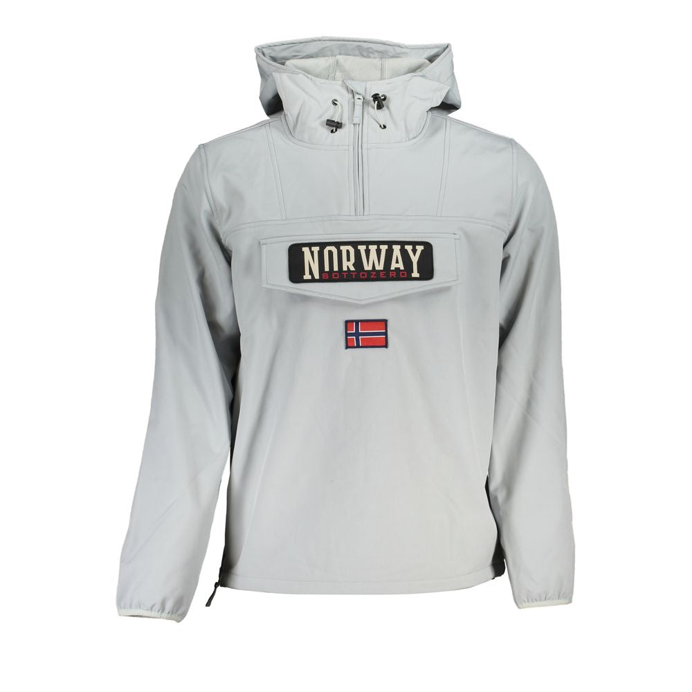 Gray Polyester Men Jacket Norway 1963