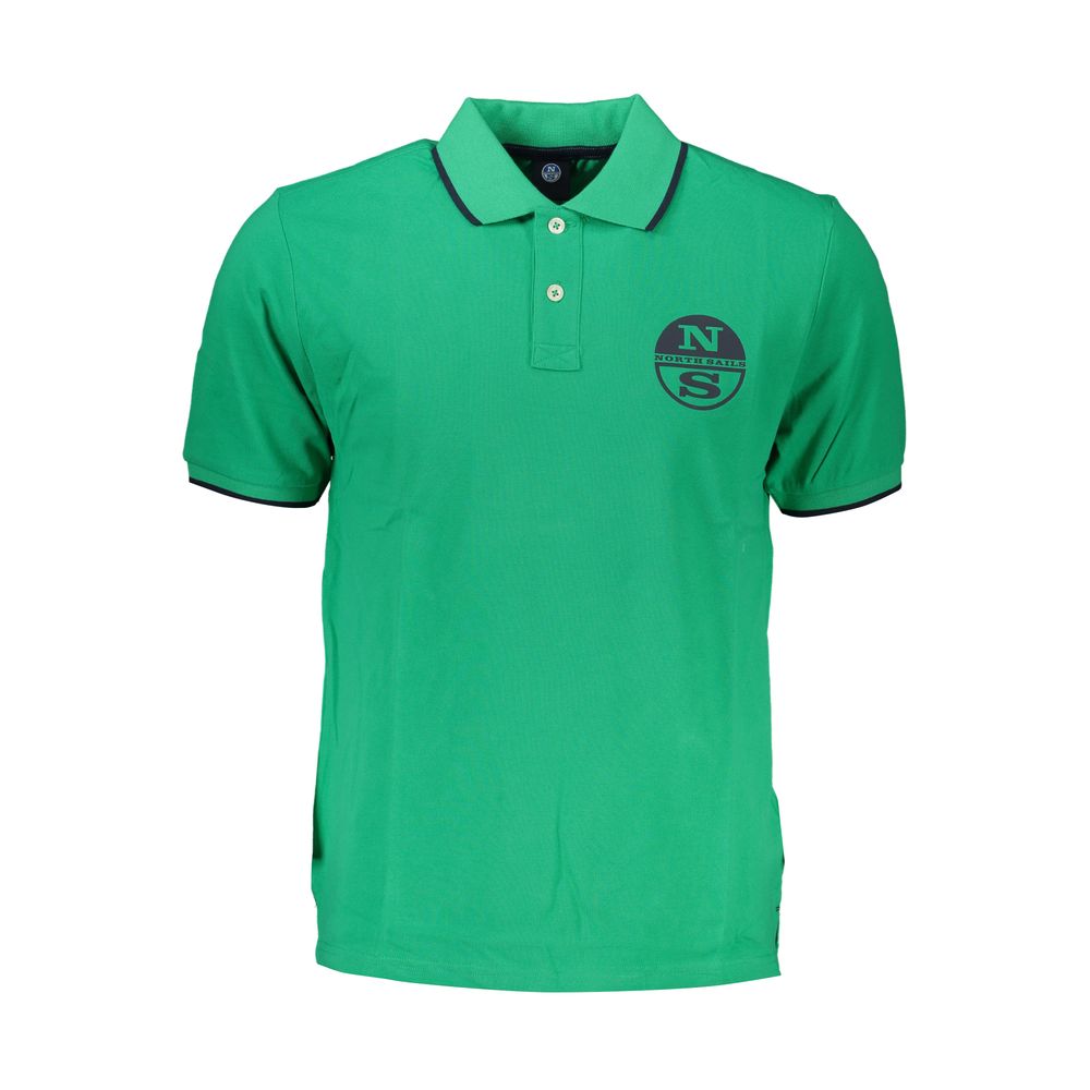 Green Cotton Polo Shirt North Sails