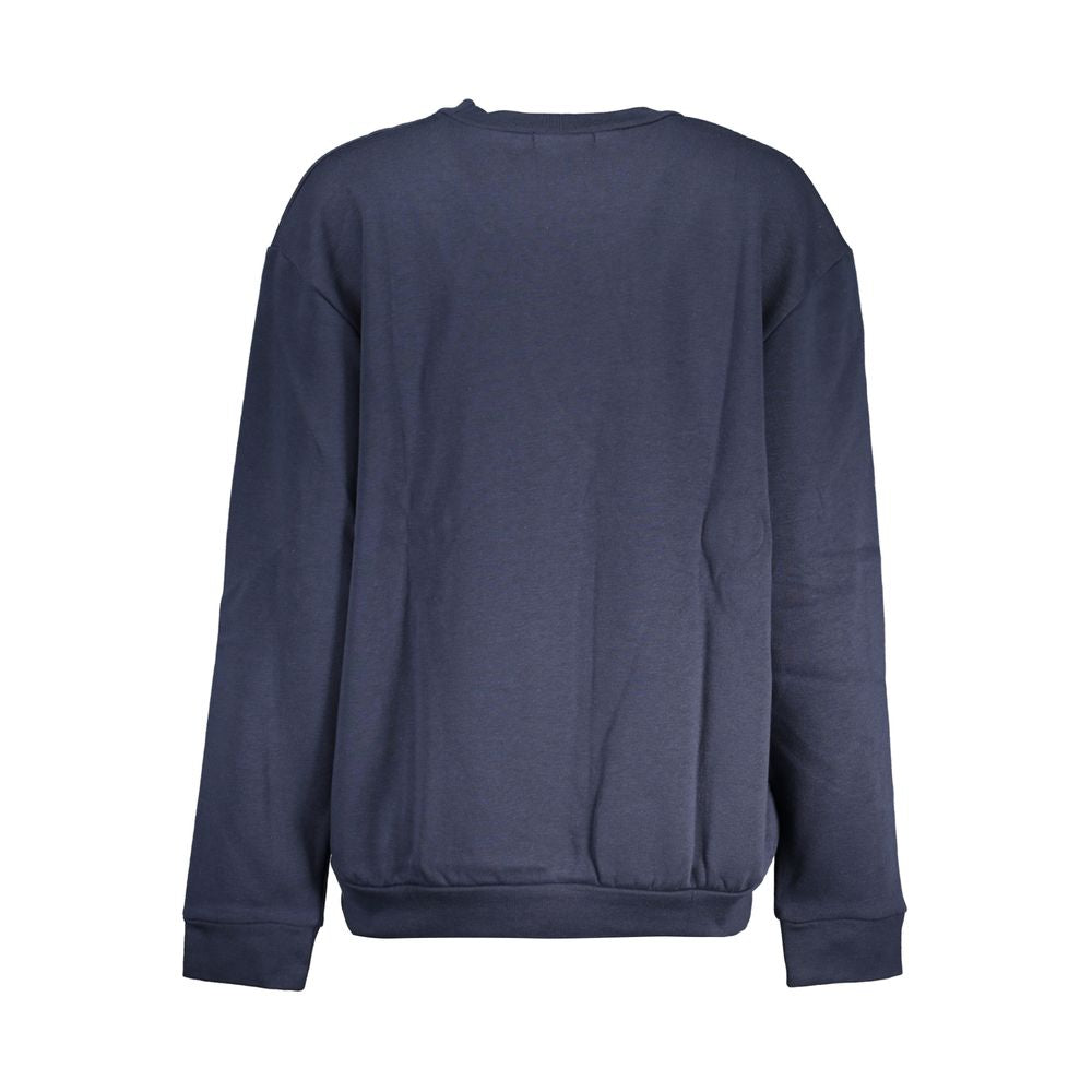 Blue Cotton Women Sweater Cavalli Class