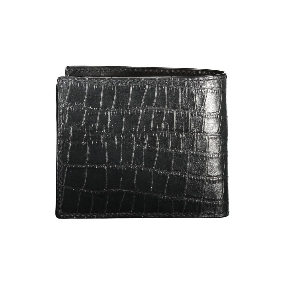 Black Leather Wallet Tommy Hilfiger