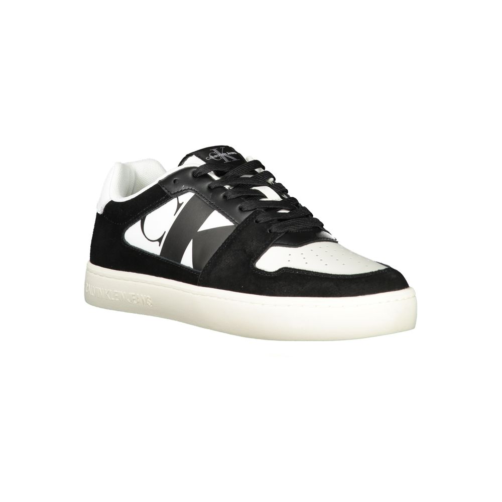 White Leather Men Sneaker Calvin Klein