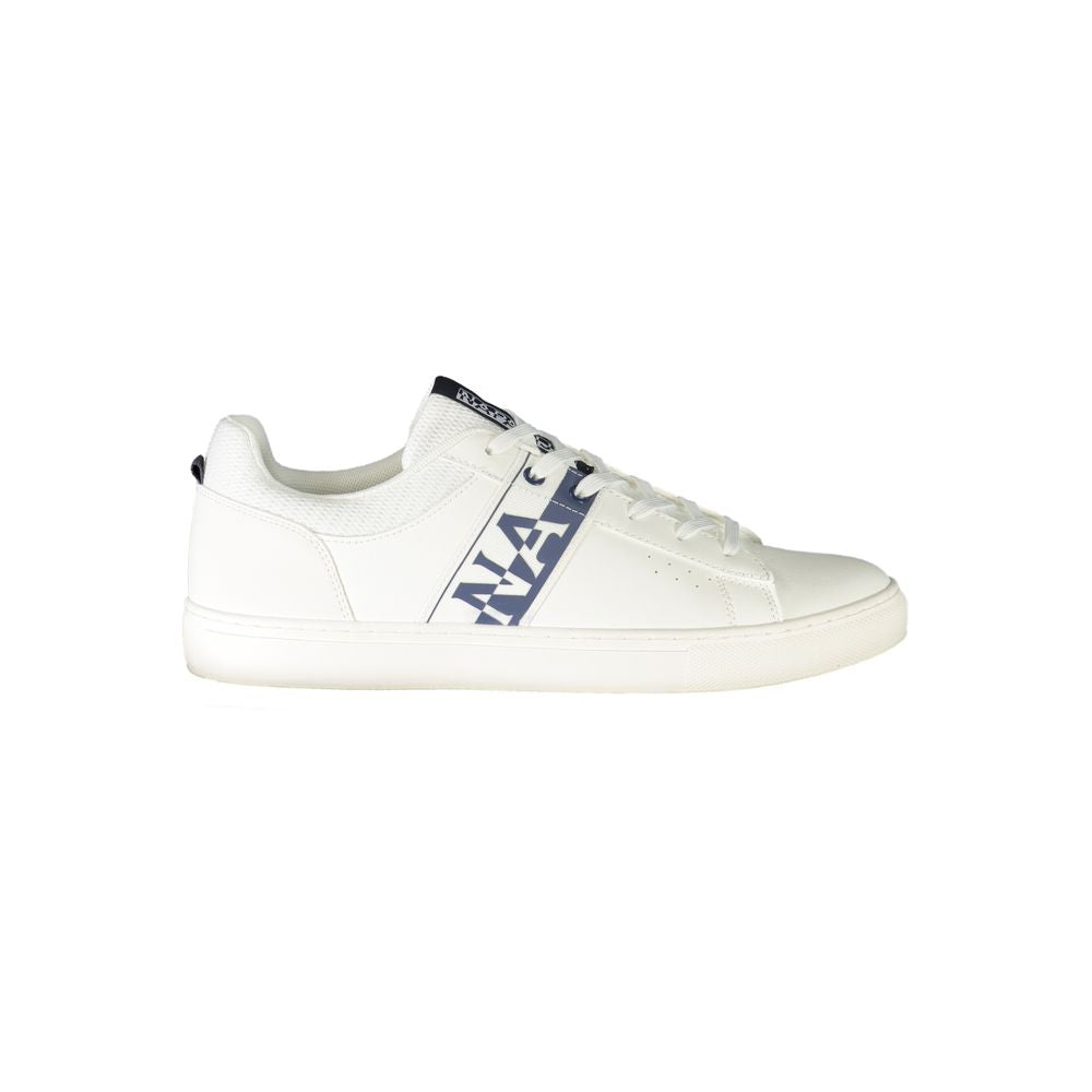 White Leather Men Sneaker Napapijri