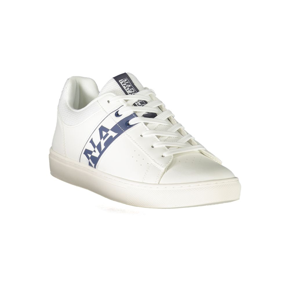 White Leather Men Sneaker Napapijri
