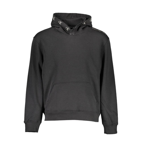 Black Cotton Men Sweater Calvin Klein