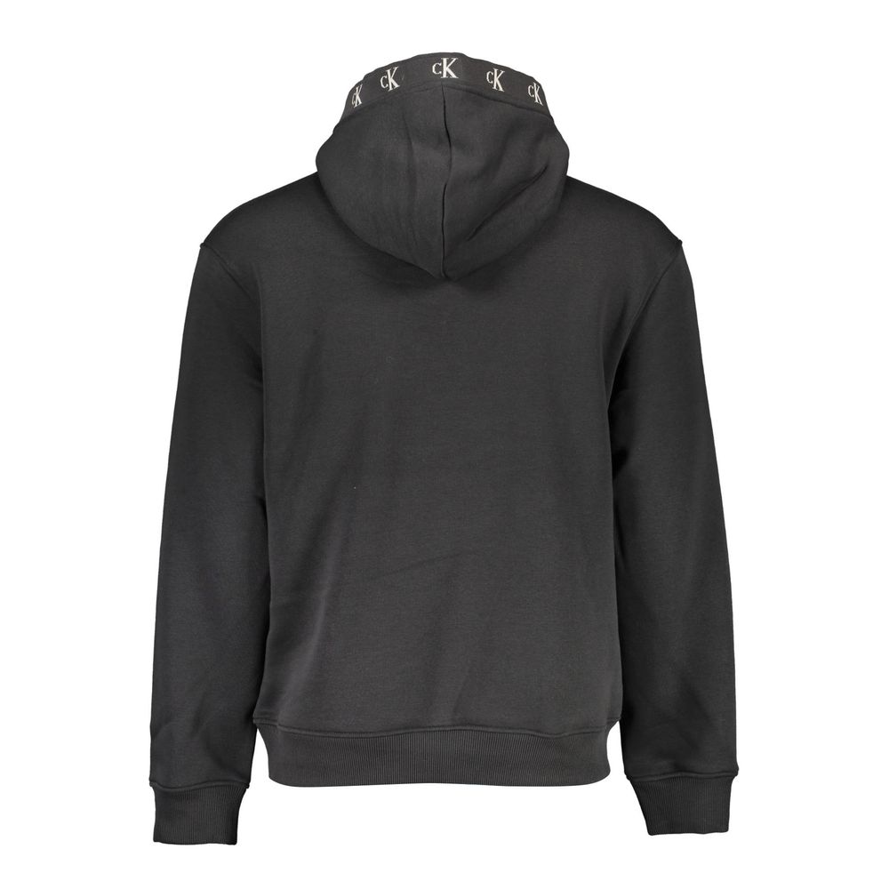 Black Cotton Men Sweater Calvin Klein