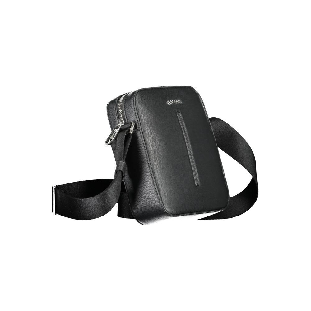 Black Polyester Men Shoulder Bag Calvin Klein