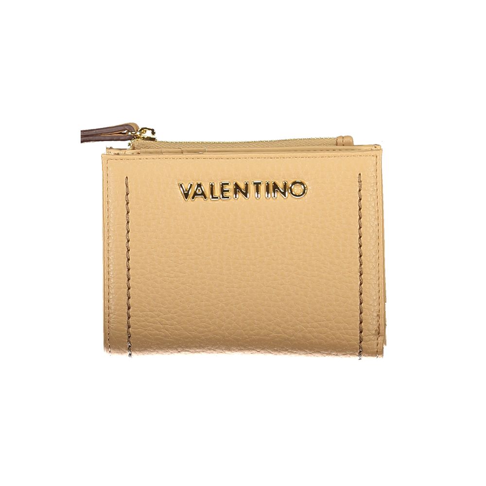 Beige Polyethylene Women Wallet Mario Valentino