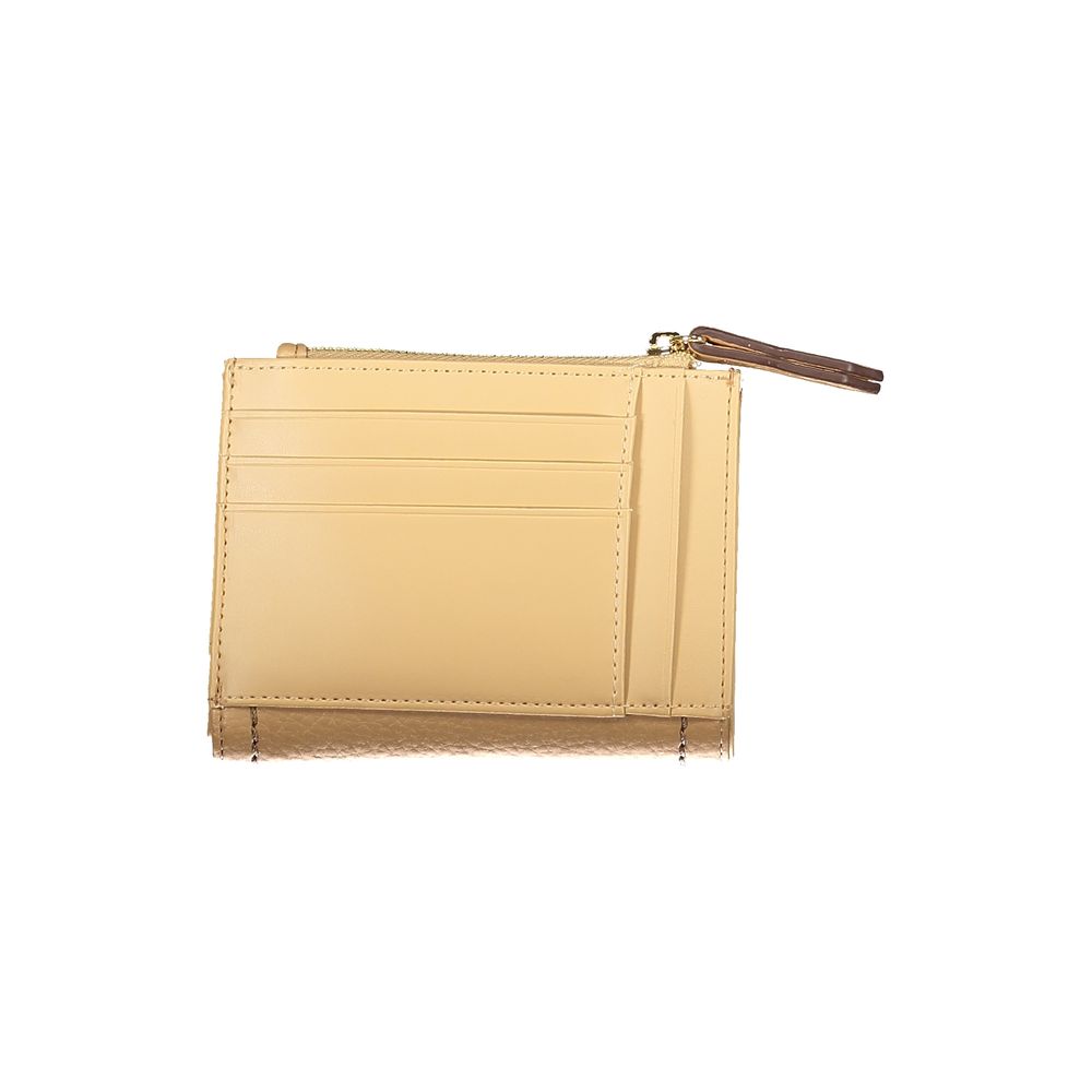 Beige Polyethylene Women Wallet Mario Valentino