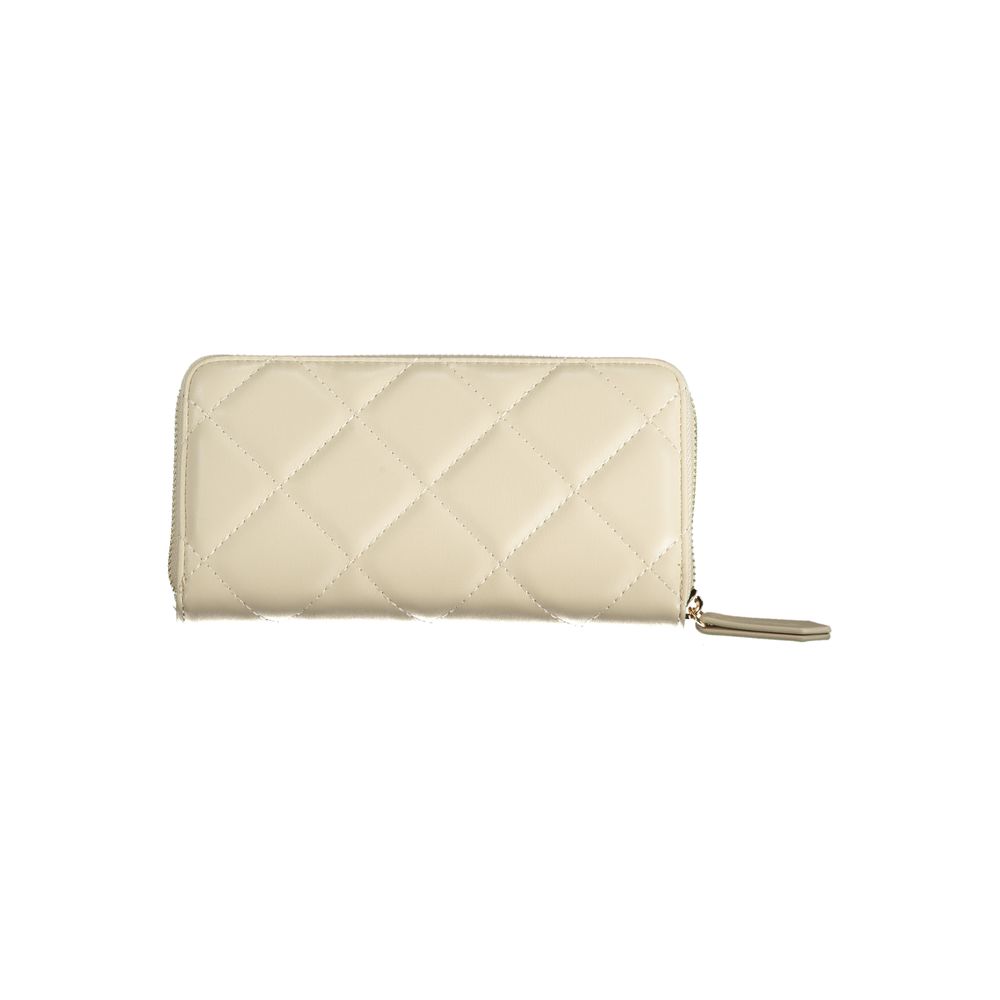 Beige Polyethylene Wallet Mario Valentino