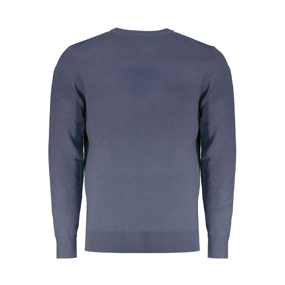 Blue Wool Men Sweater Norway 1963