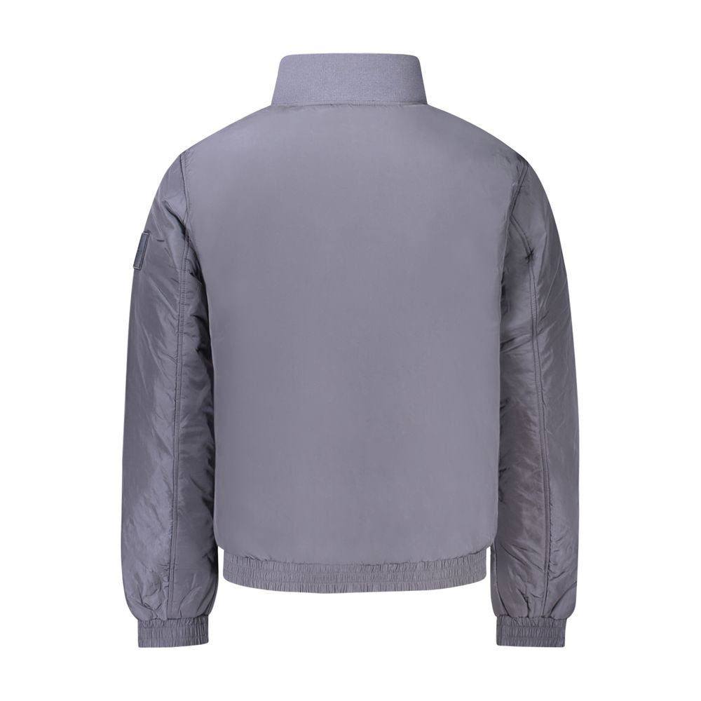 Blue Polyamide Men Jacket Calvin Klein