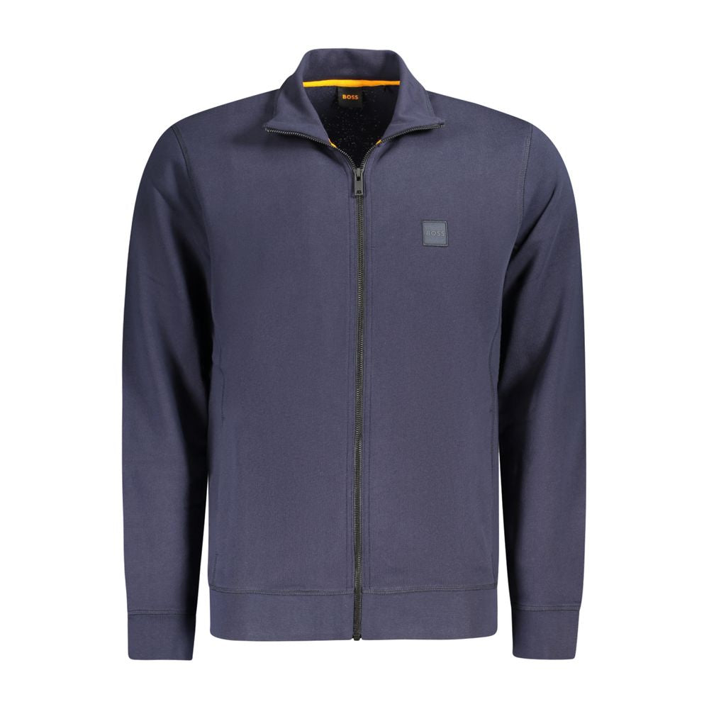 Blue Cotton Sweatshirt Hugo Boss