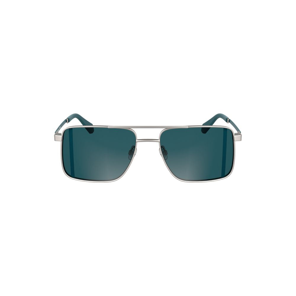 Gray Metal Men Sunglass Calvin Klein