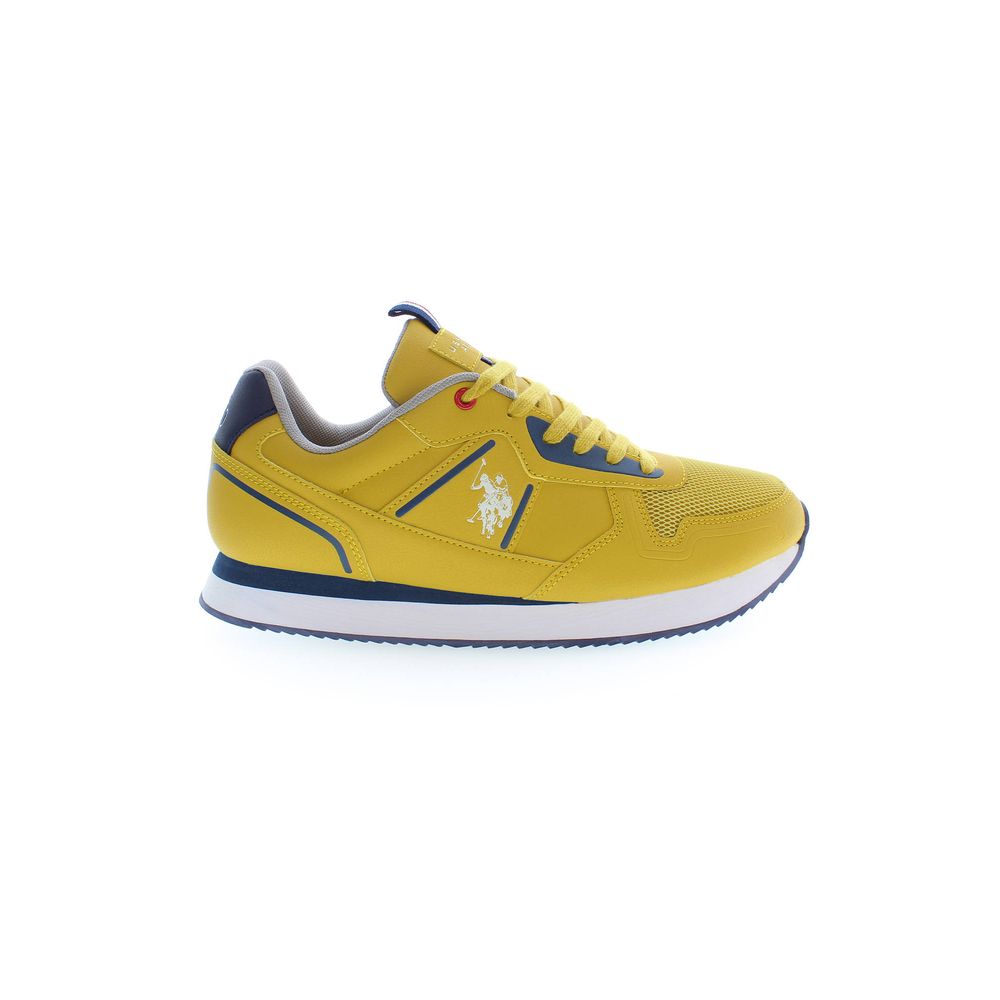 Yellow Polyester Men Sneaker U.S. POLO ASSN.