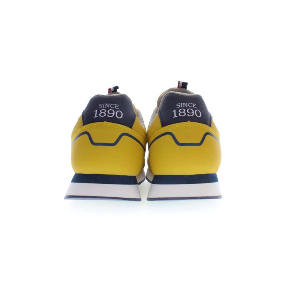 Yellow Polyester Men Sneaker U.S. POLO ASSN.
