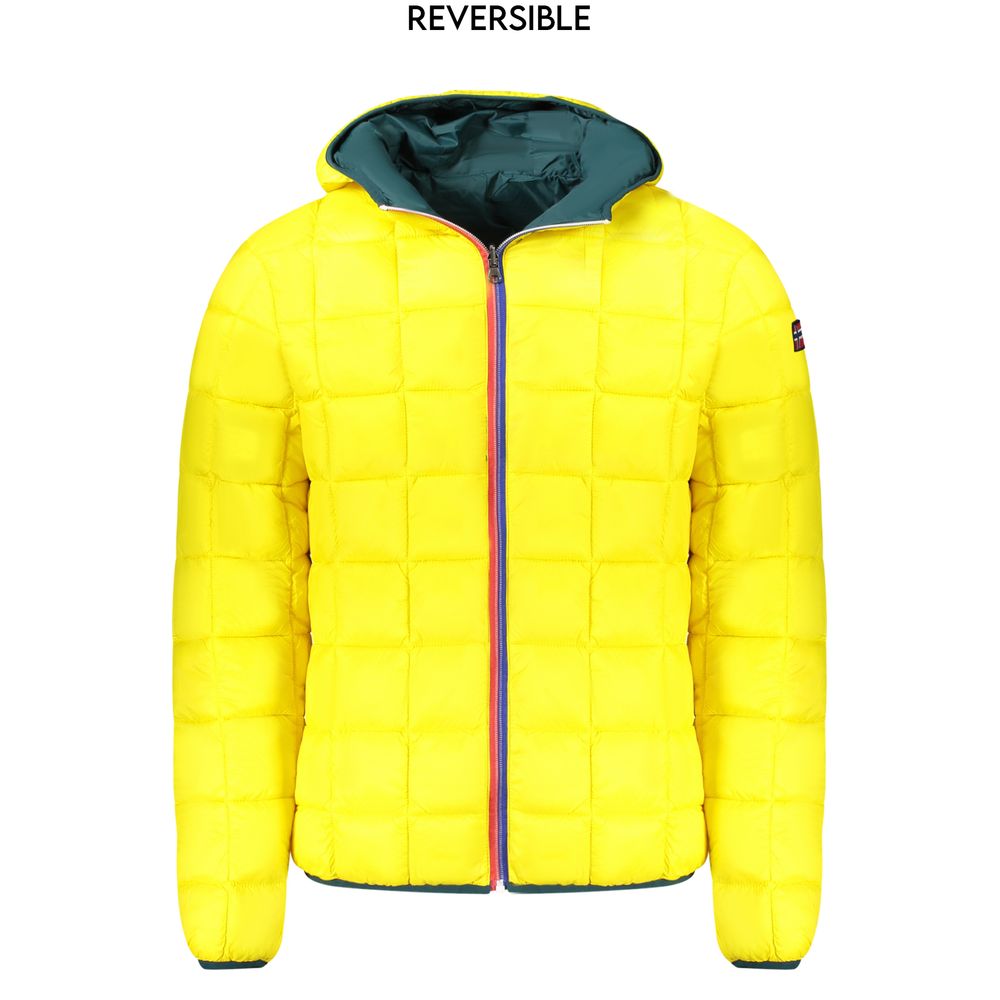 Green Polyamide Men Reversible Jacket Norway 1963