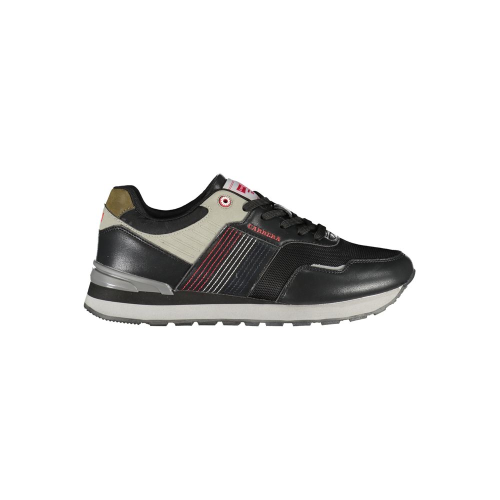 Sleek Laced Sports Sneakers with Contrast Details Carrera
