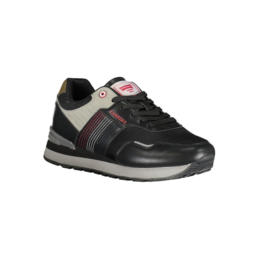 Sleek Laced Sports Sneakers with Contrast Details Carrera