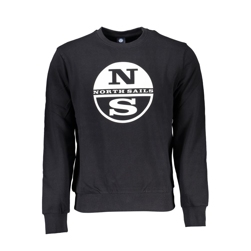 Black Cotton Men Sweater North Sails
