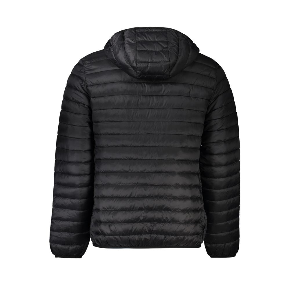 Black Polyamide Men's Jacket Cavalli Class