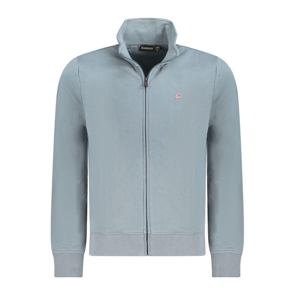 Gray Cotton Men Sweater Napapijri