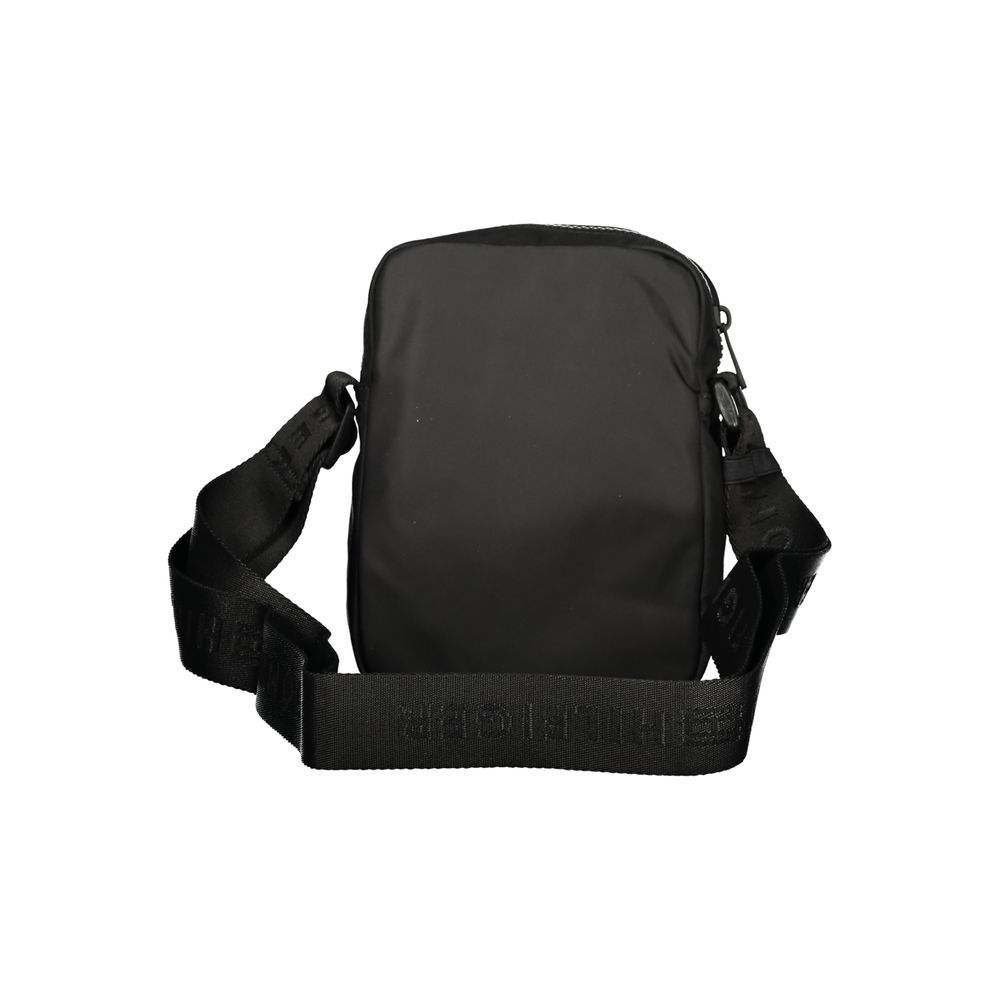 Black Recycled Polyester Men Shoulder Bag Tommy Hilfiger