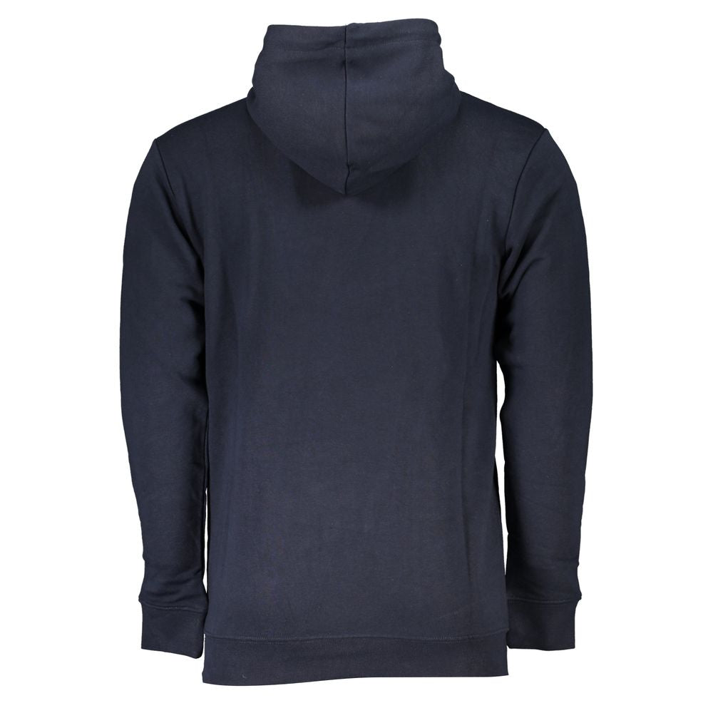 Blue Cotton Men Sweater Cavalli Class