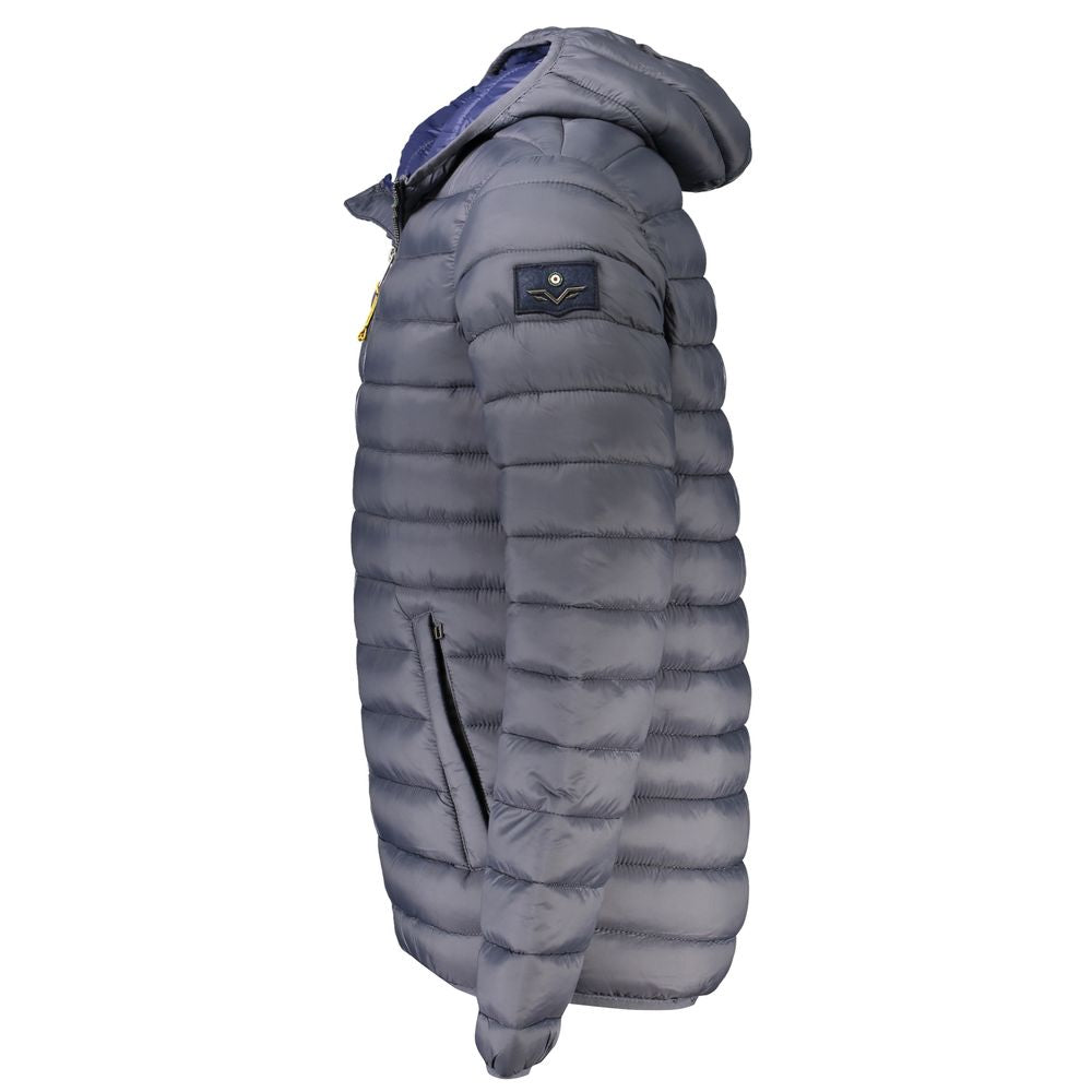 Gray Polyamide Men Jacket Armata Di Mare