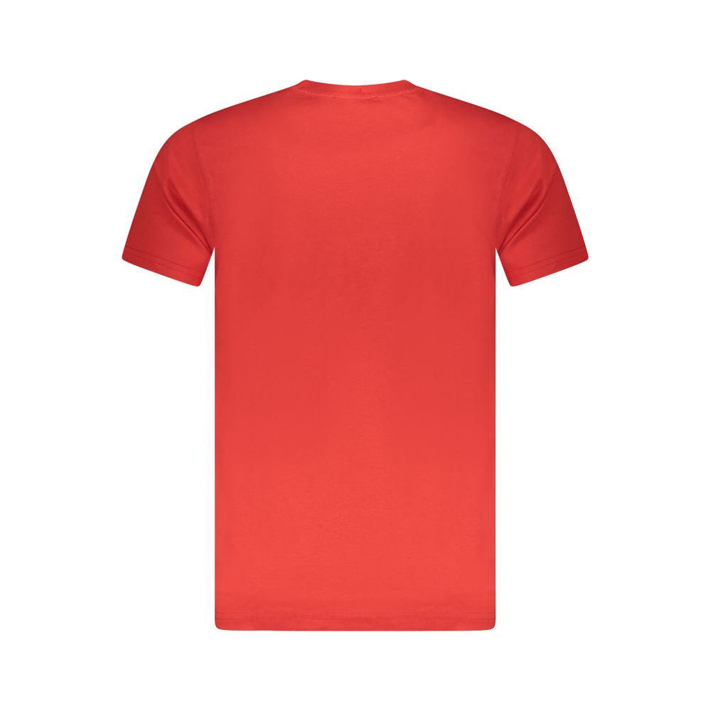 Red Cotton Men T-Shirt Cavalli Class