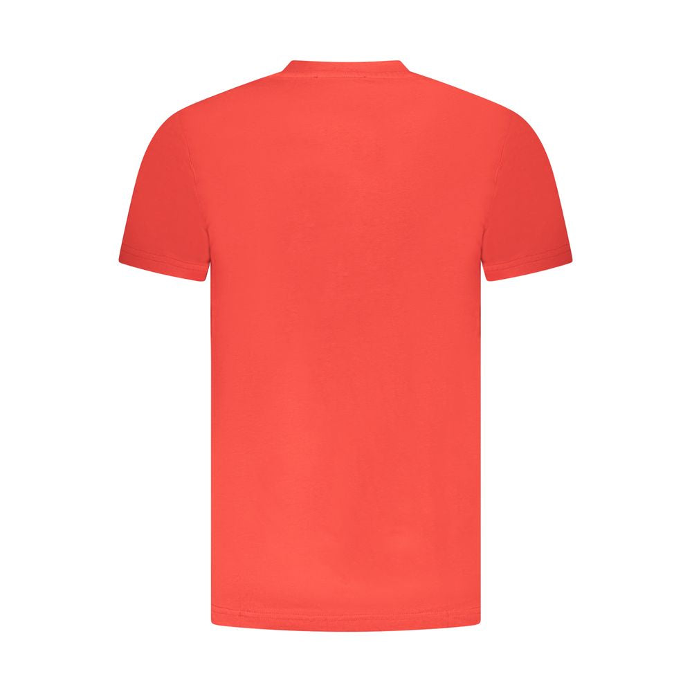 Red Cotton Men T-Shirt Cavalli Class