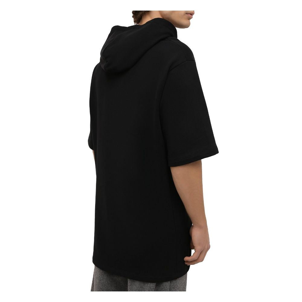 Black Cotton Sweater Balmain