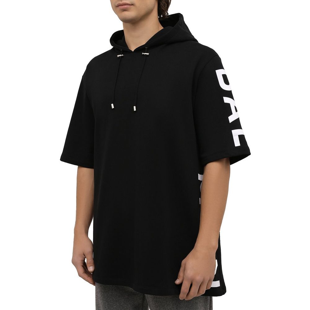 Black Cotton Sweater Balmain