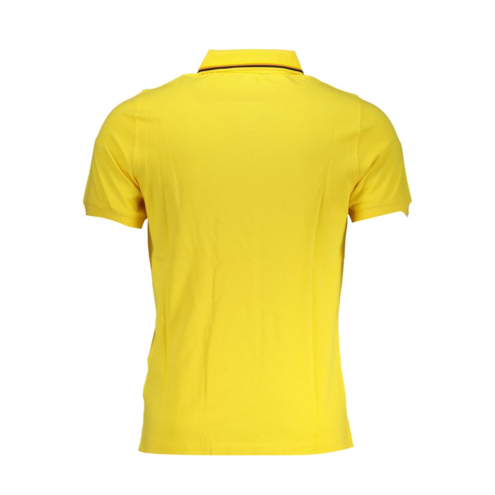 Sunny Yellow Contrast Detail Polo K-WAY