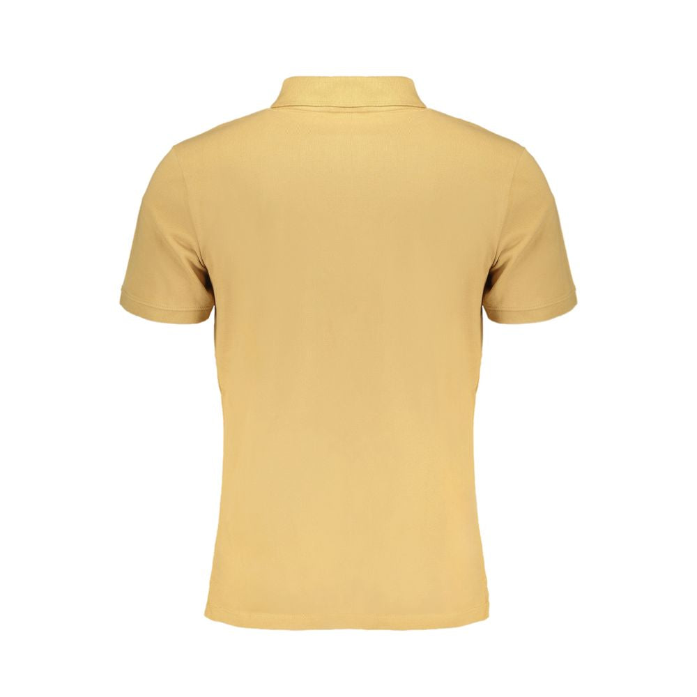 Beige Cotton Polo Shirt Timberland