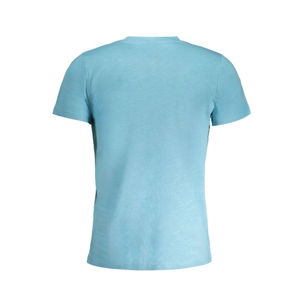 Light Blue Cotton Men T-Shirt Norway 1963