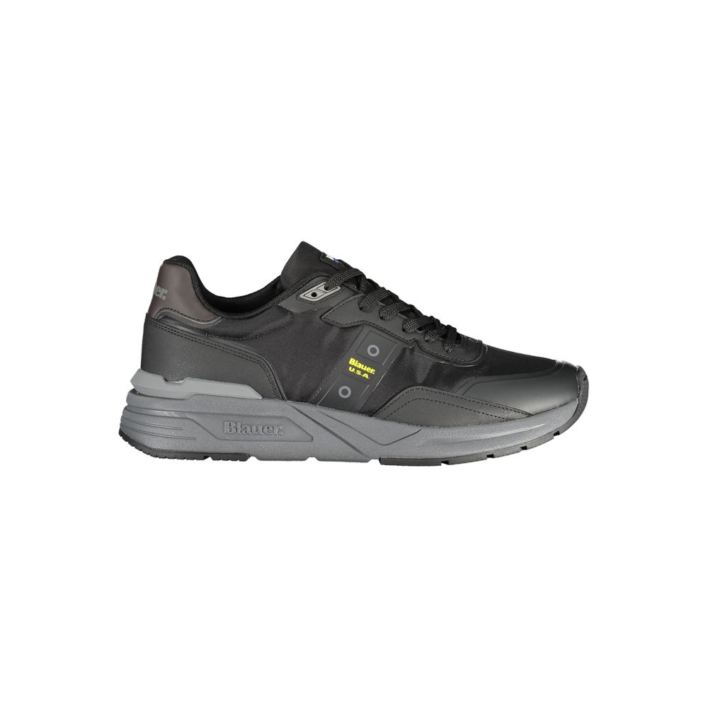 Black Polyester Sneaker Blauer