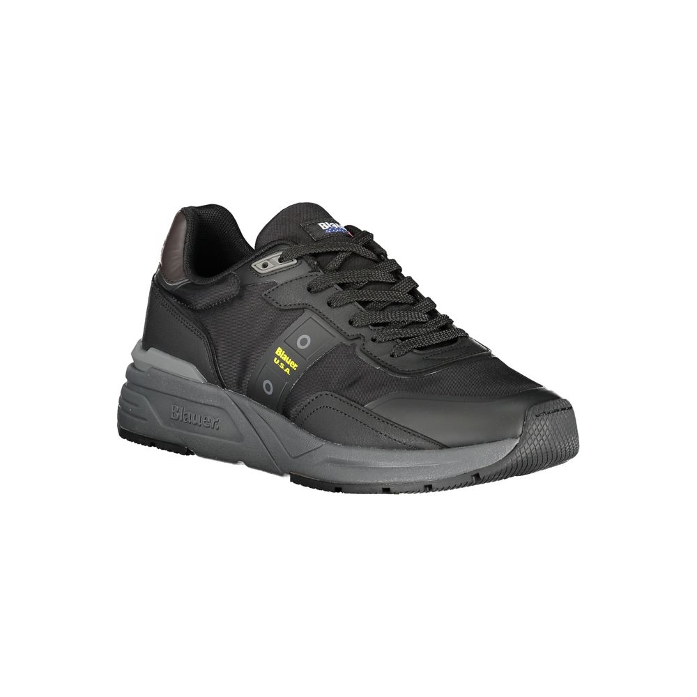 Black Polyester Sneaker Blauer