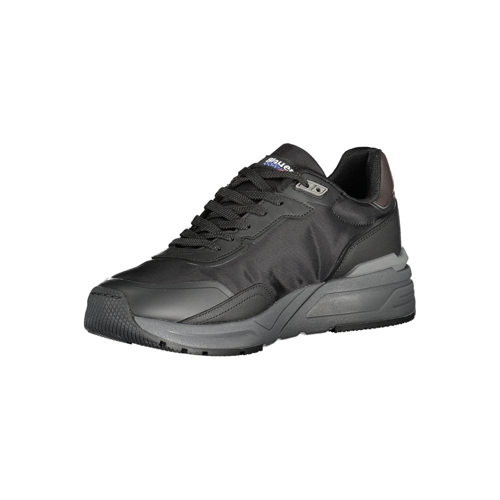 Black Polyester Sneaker Blauer