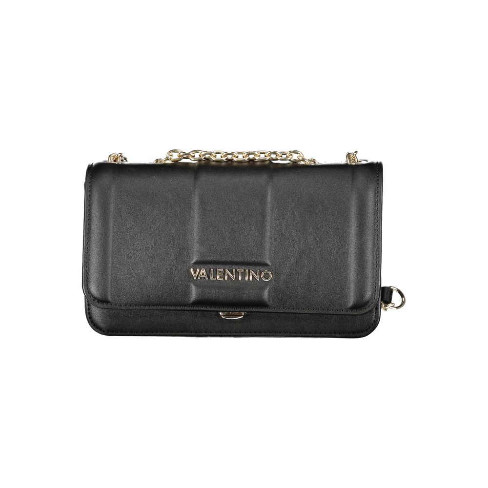 Black Polyethylene Women Handbag Mario Valentino