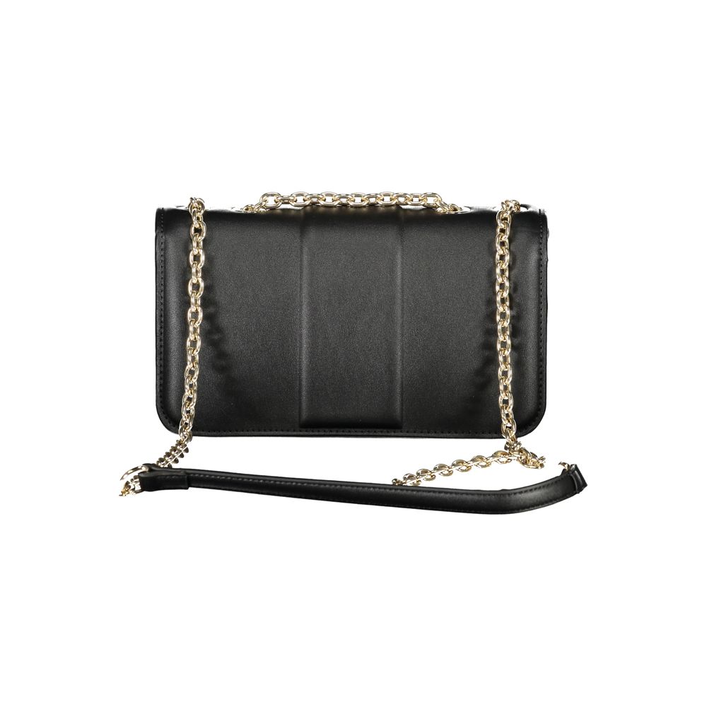 Black Polyethylene Women Handbag Mario Valentino